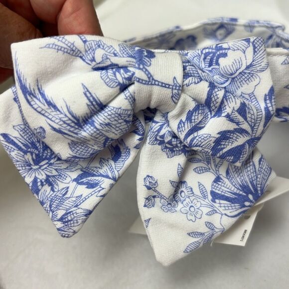 Janie and Jack 100049207 periwinkle floral toile visor NWT - Picture 3 of 8